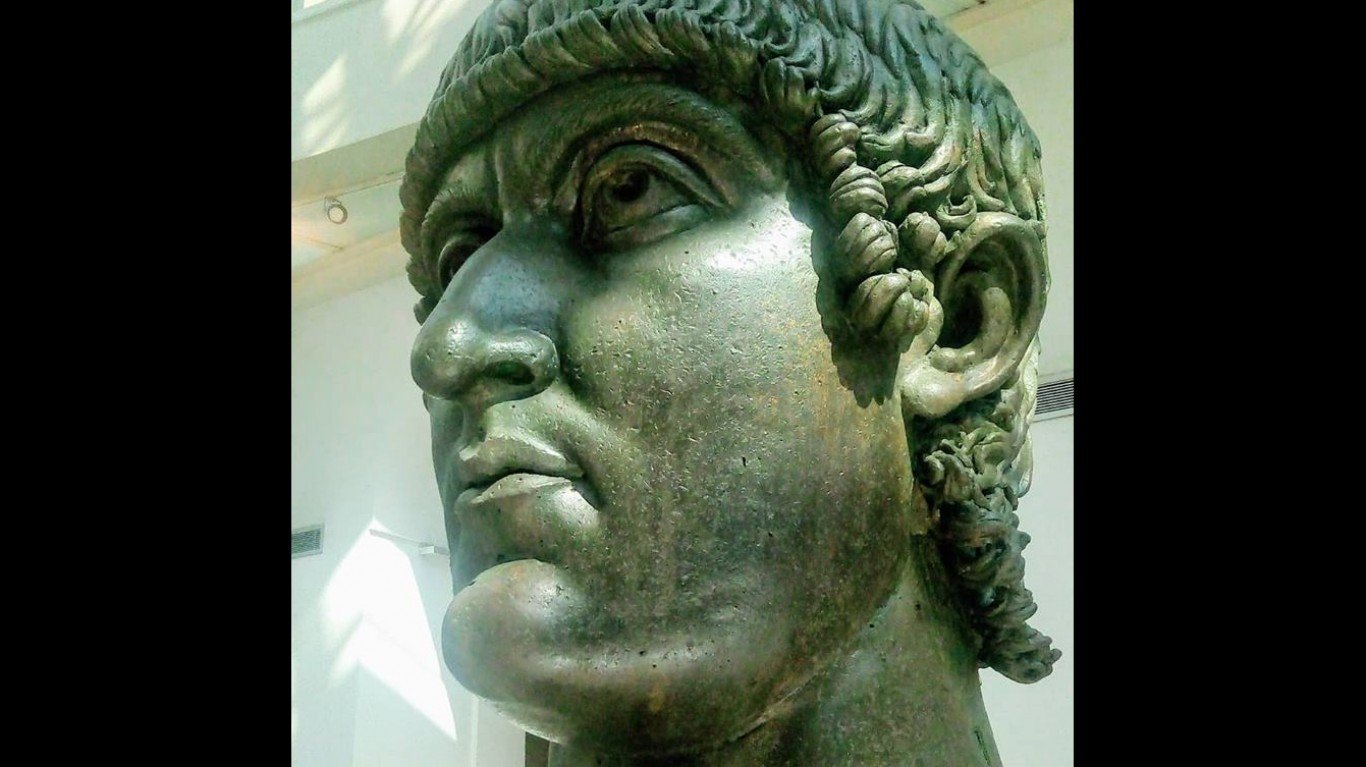 Head of Constantine II by Eden, Janine and Jim