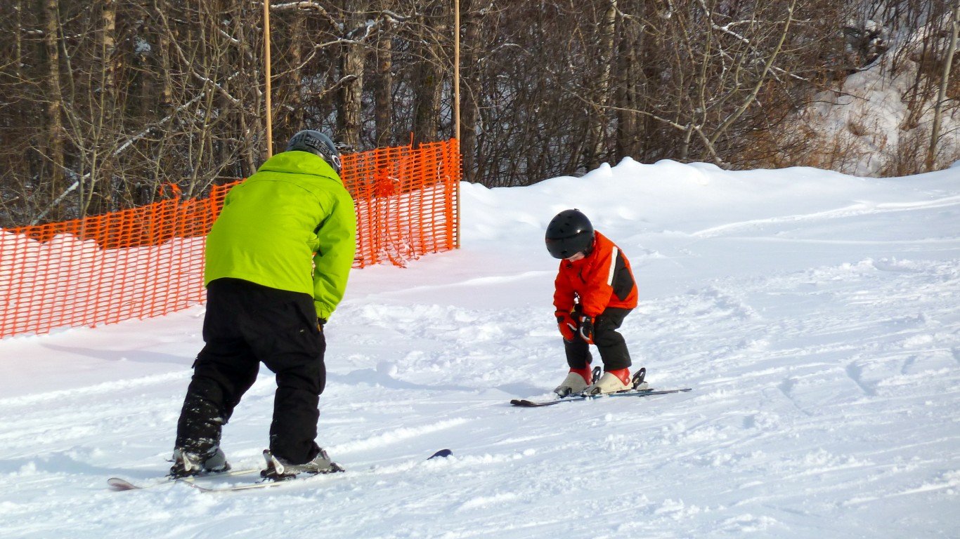Ski Lesson by Rob Wall