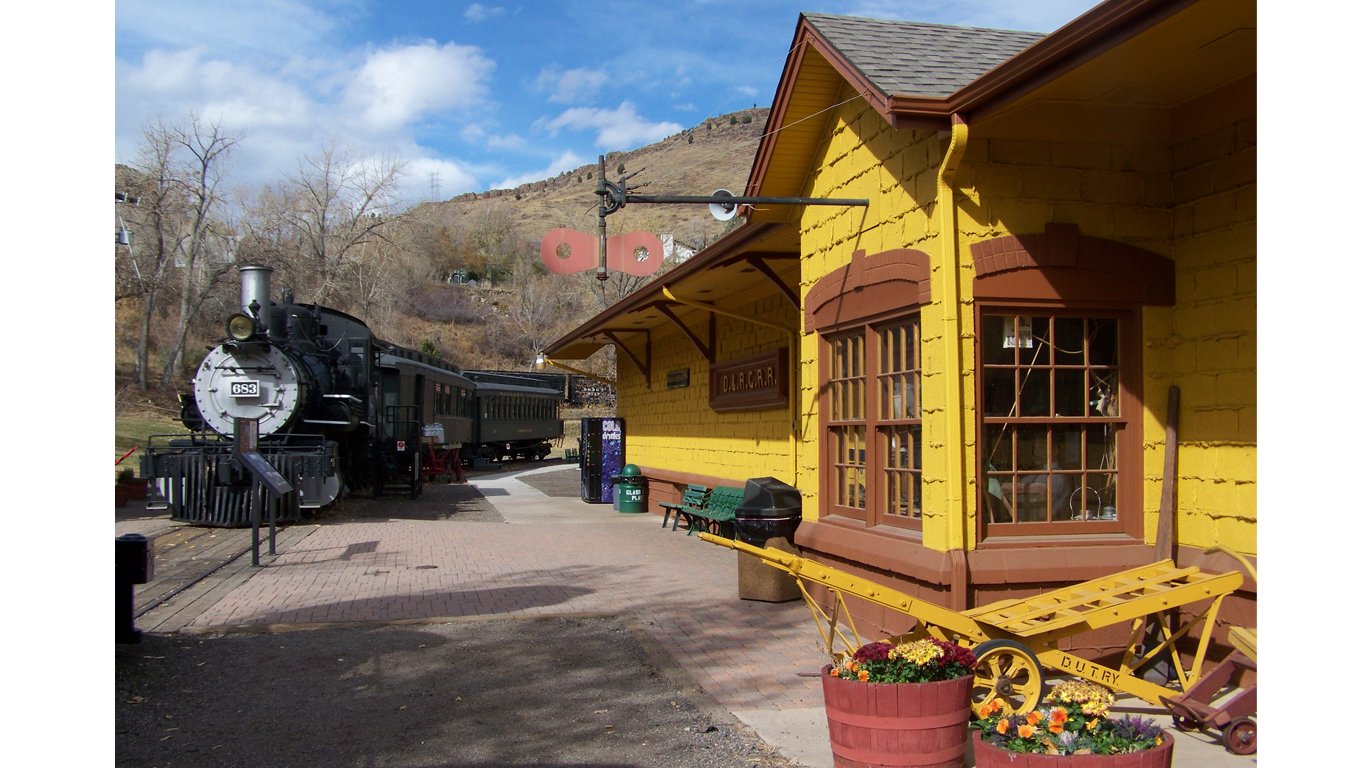 Colorado Railroad Museum depot building by Footwarrior