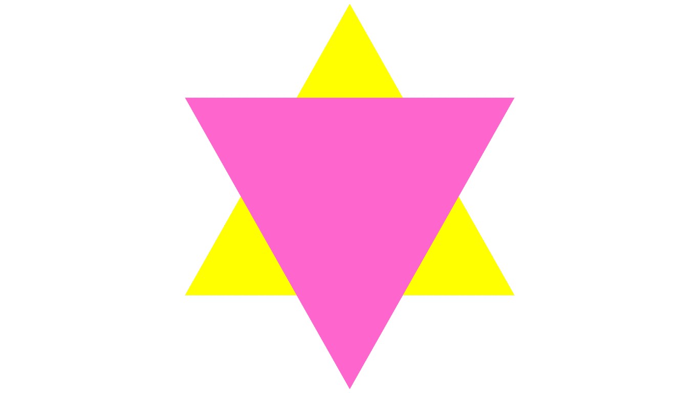 Pink triangle jew by Fibonacci