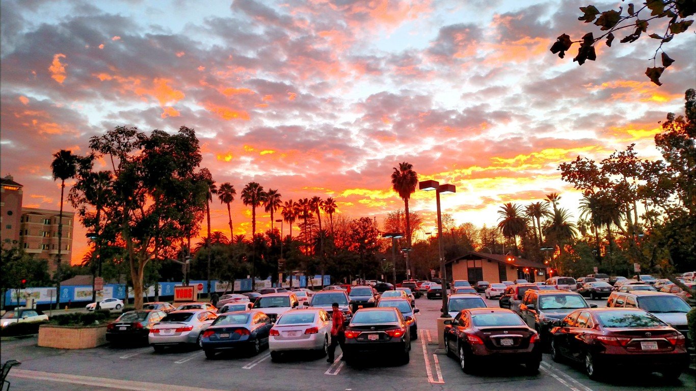 Pasadena sunset by Thad Zajdowicz