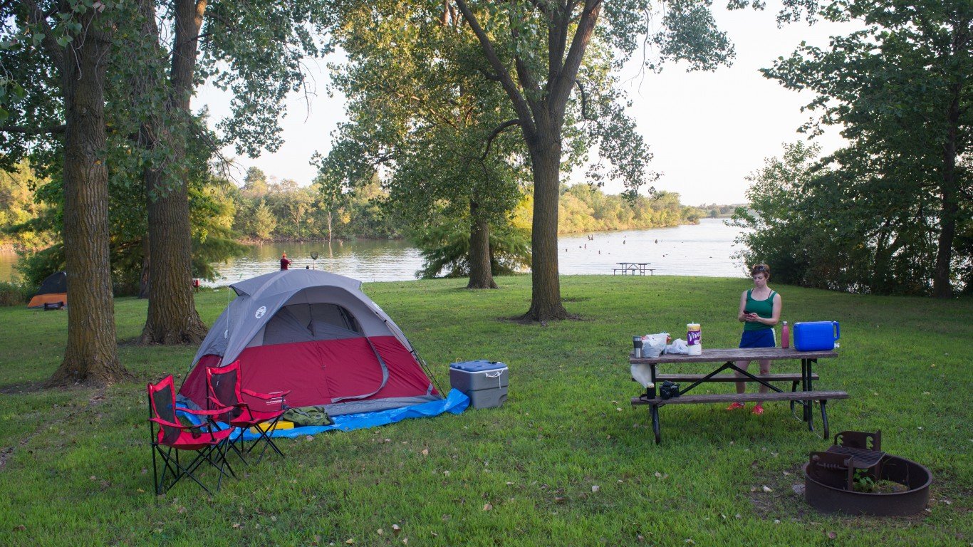 Campsite - Rockford Lake State... by Ty Nigh