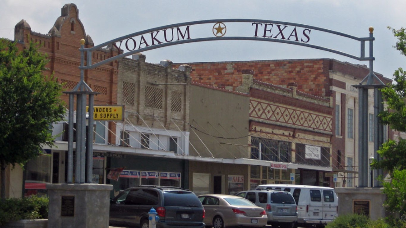 Downtown Yoakum, Texas by Dana Smith