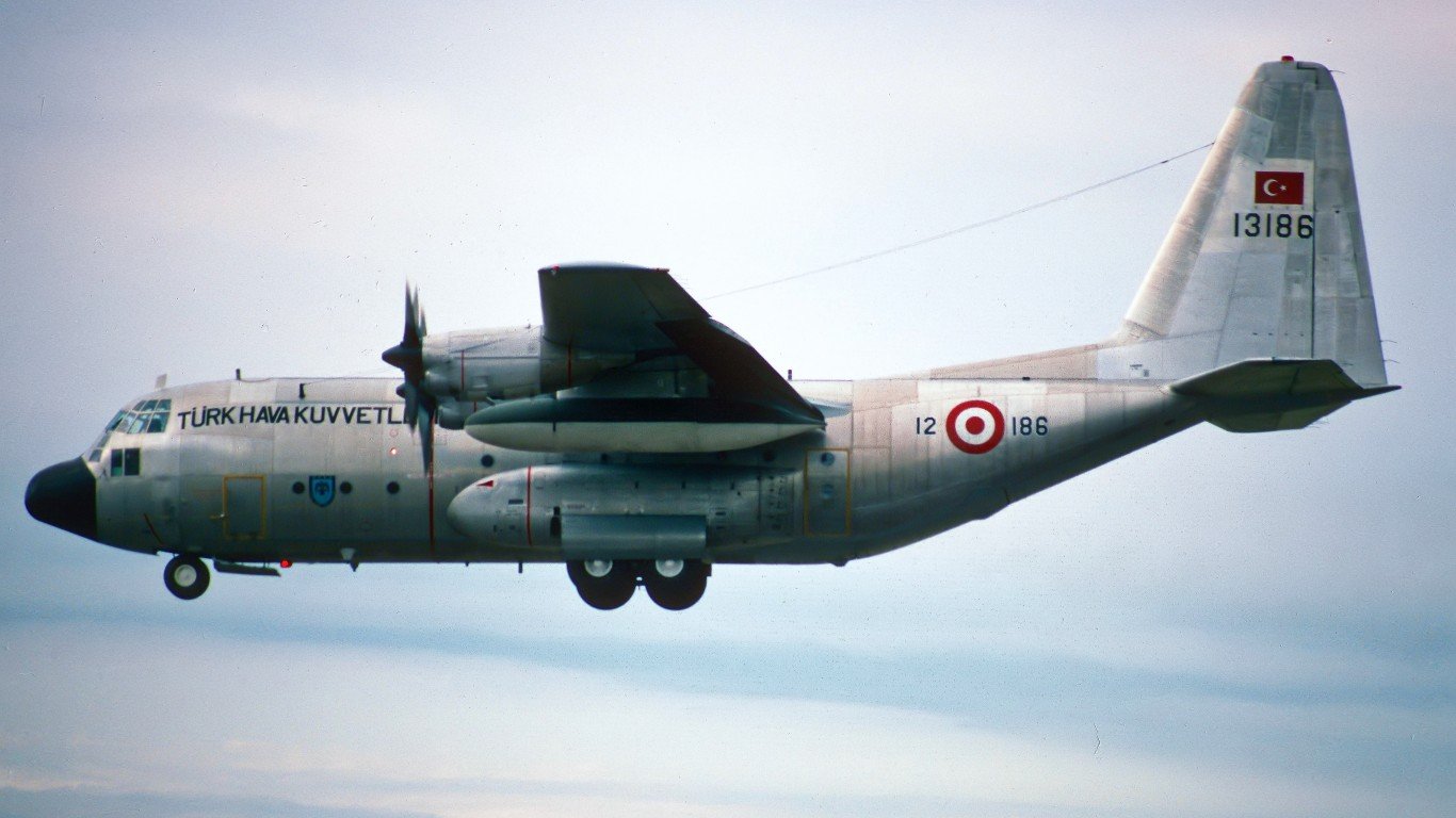 63-13186 C-130E Turkish Air Fo... by Colin Cooke Photo