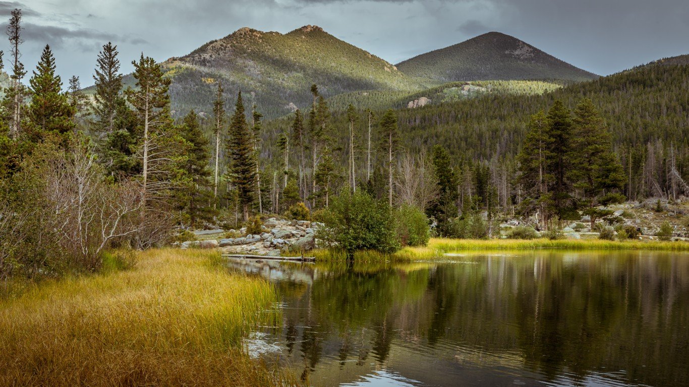 sprague lake inlet by Christian Collins