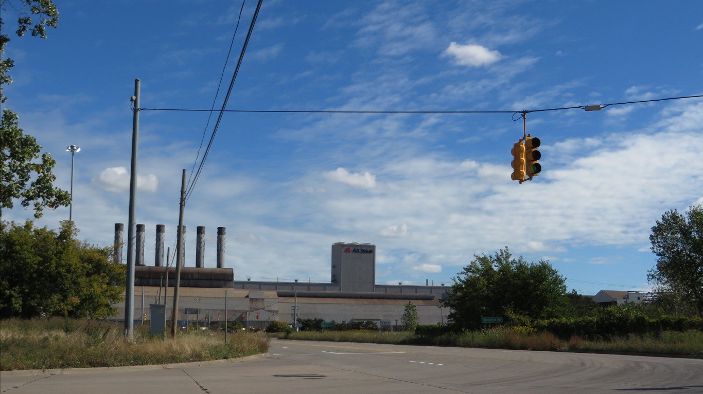 Industrial Area, Melvindale, M... by Ken Luпd