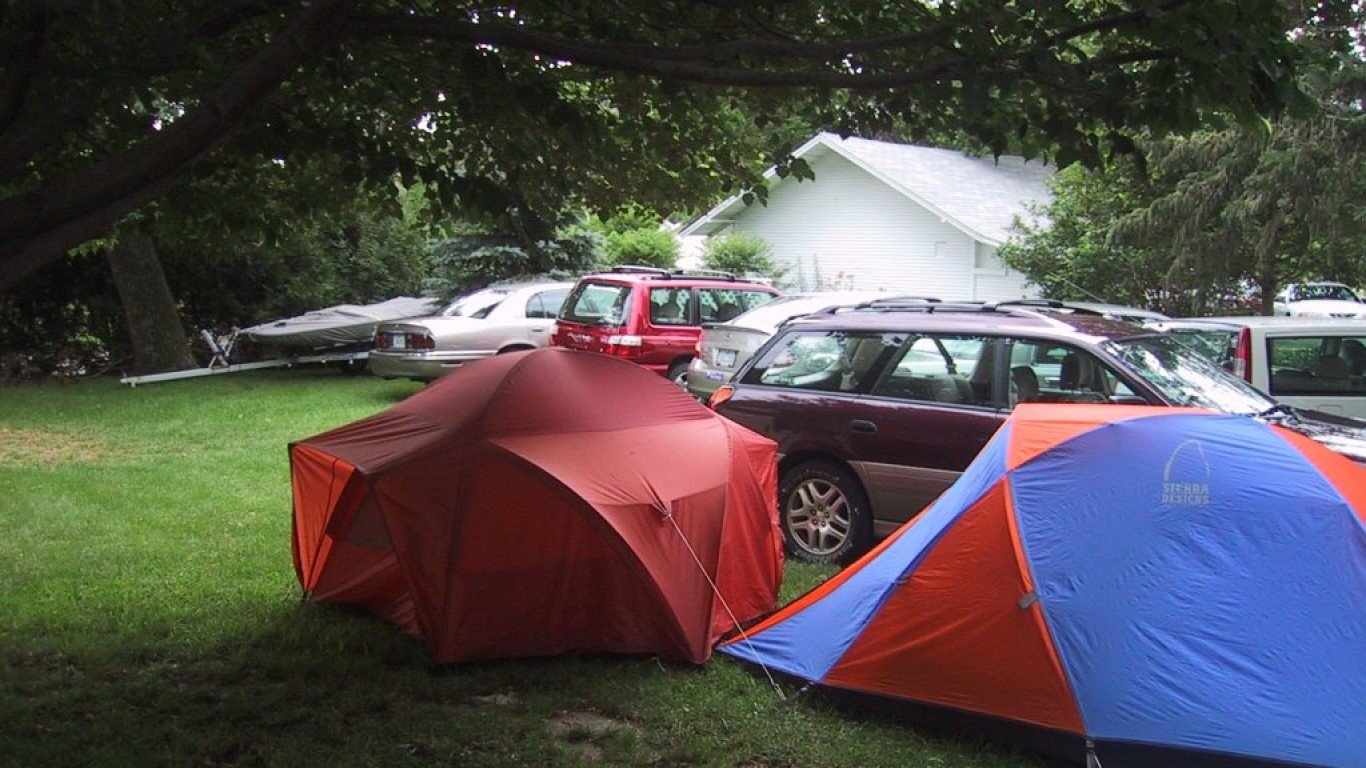Post-storm camping by Jeff Easter