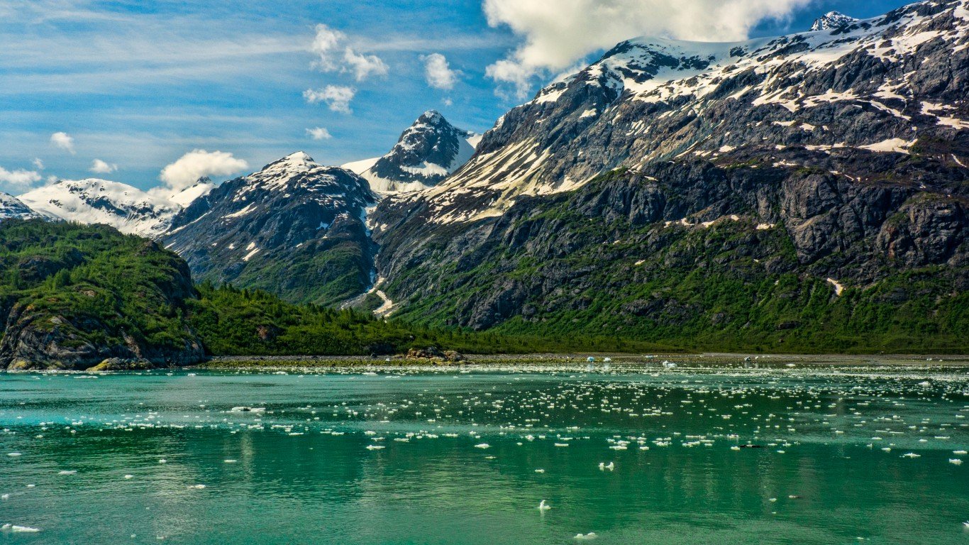 On Glacier Bay In Alaska by Bud Ellison