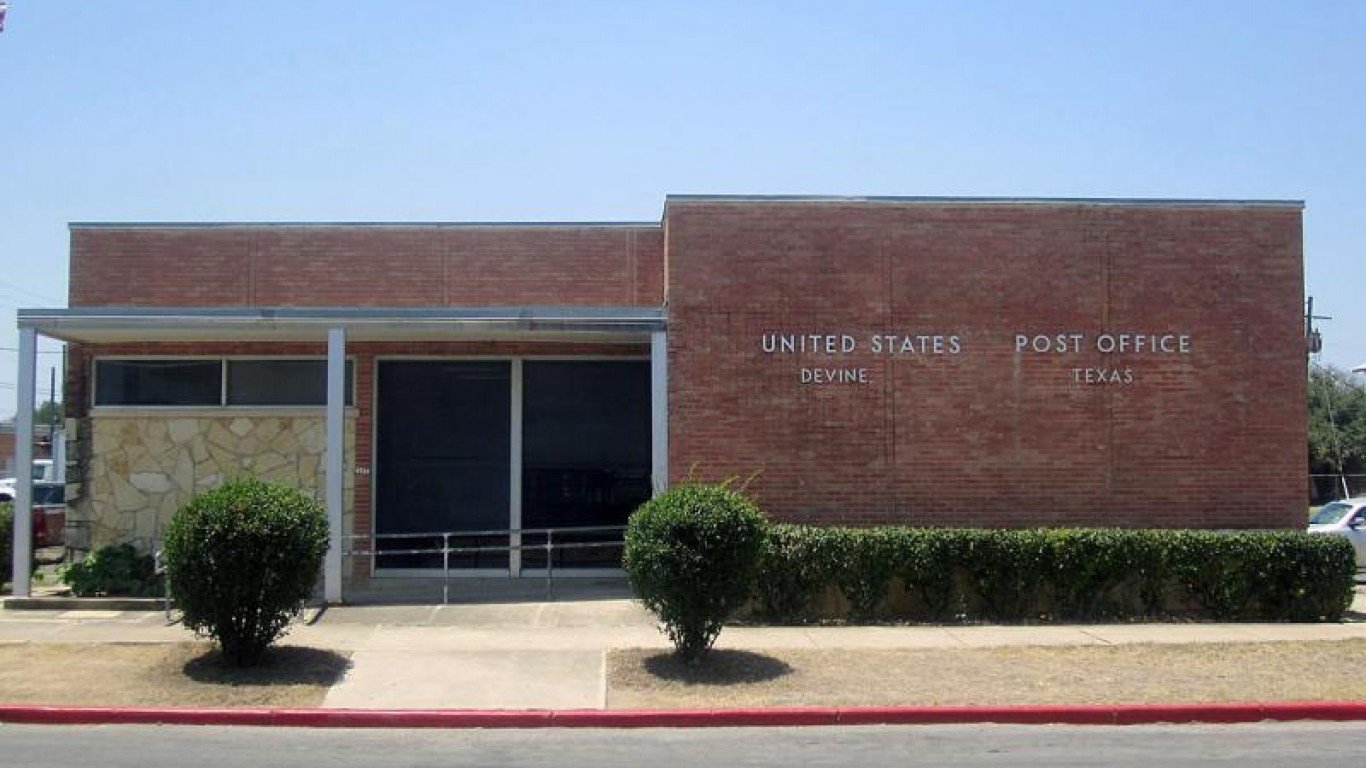 Devine, TX post office by PMCC Post Office Photos