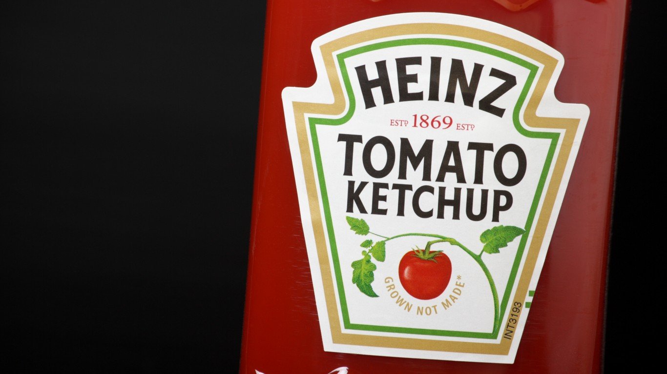 Heinz ketchup label