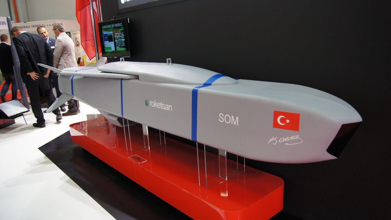 SOM cruise missile mockup on MSPO 2014 by Noblemouse