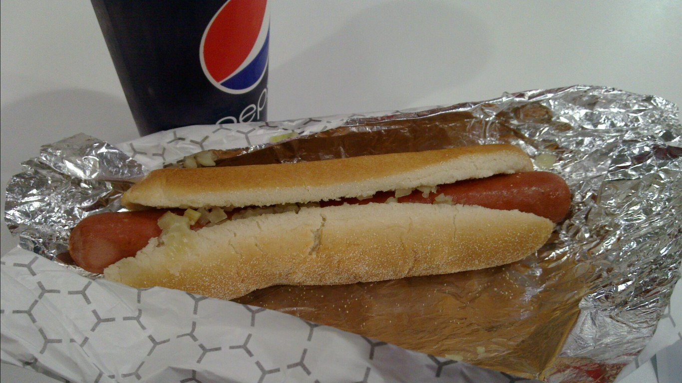 Hot dog at costco by bob walker