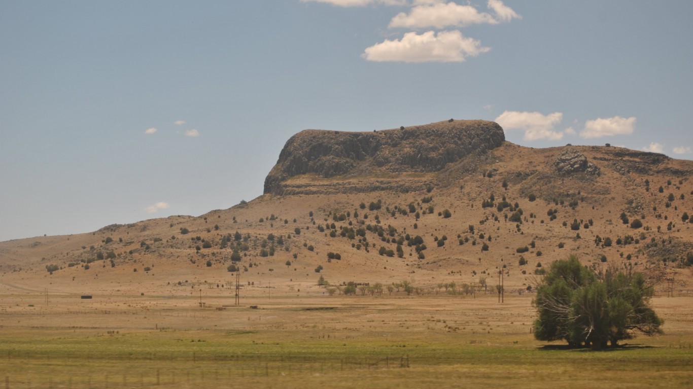 Wagon Mound NM From Southwest ... by Loco Steve