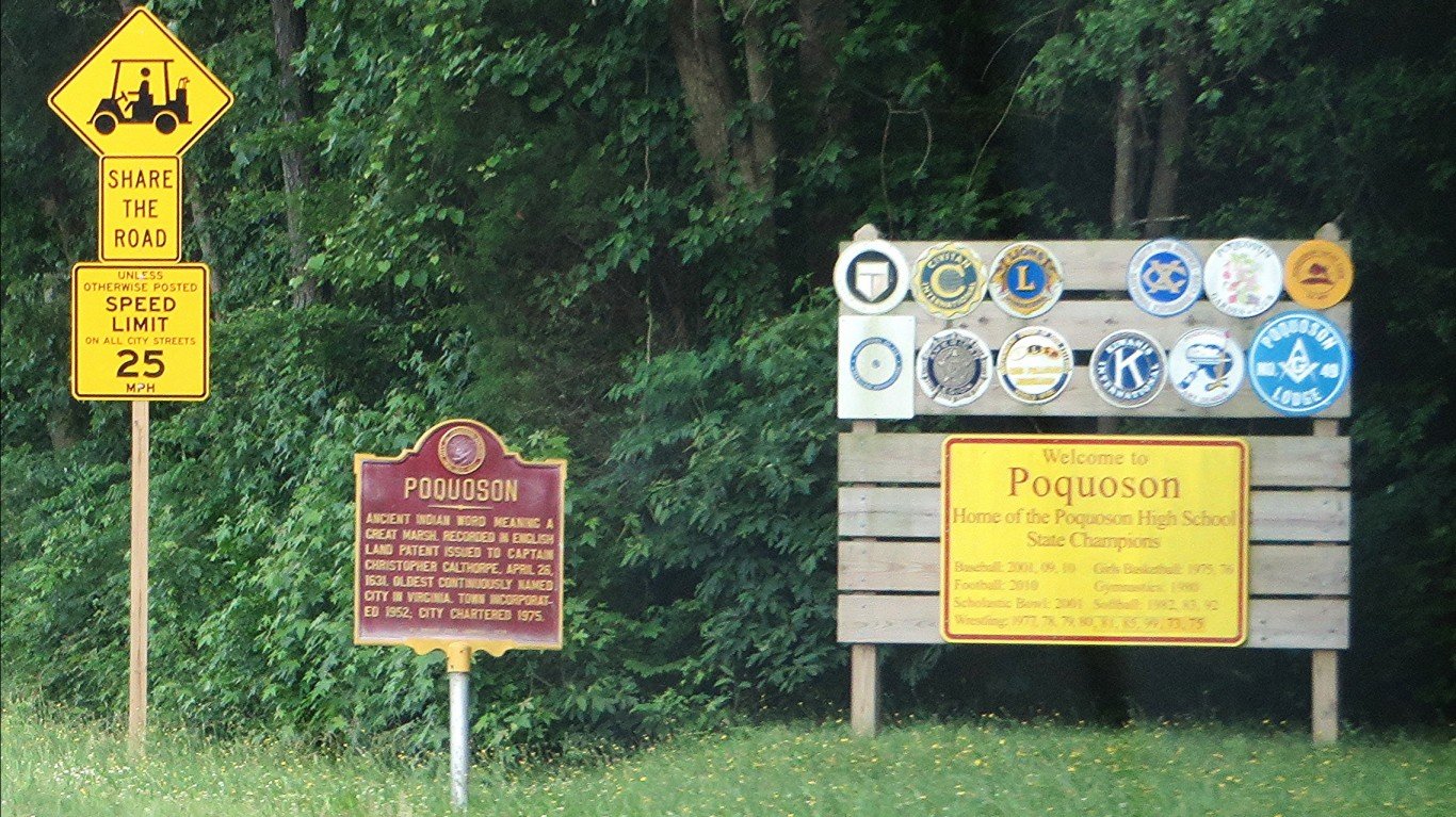 Welcome to Poquoson, Virginia by Ken Lund