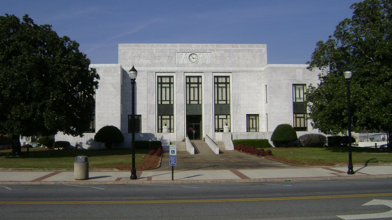 Mitchell County Courthouse (South face) by Michael Rivera