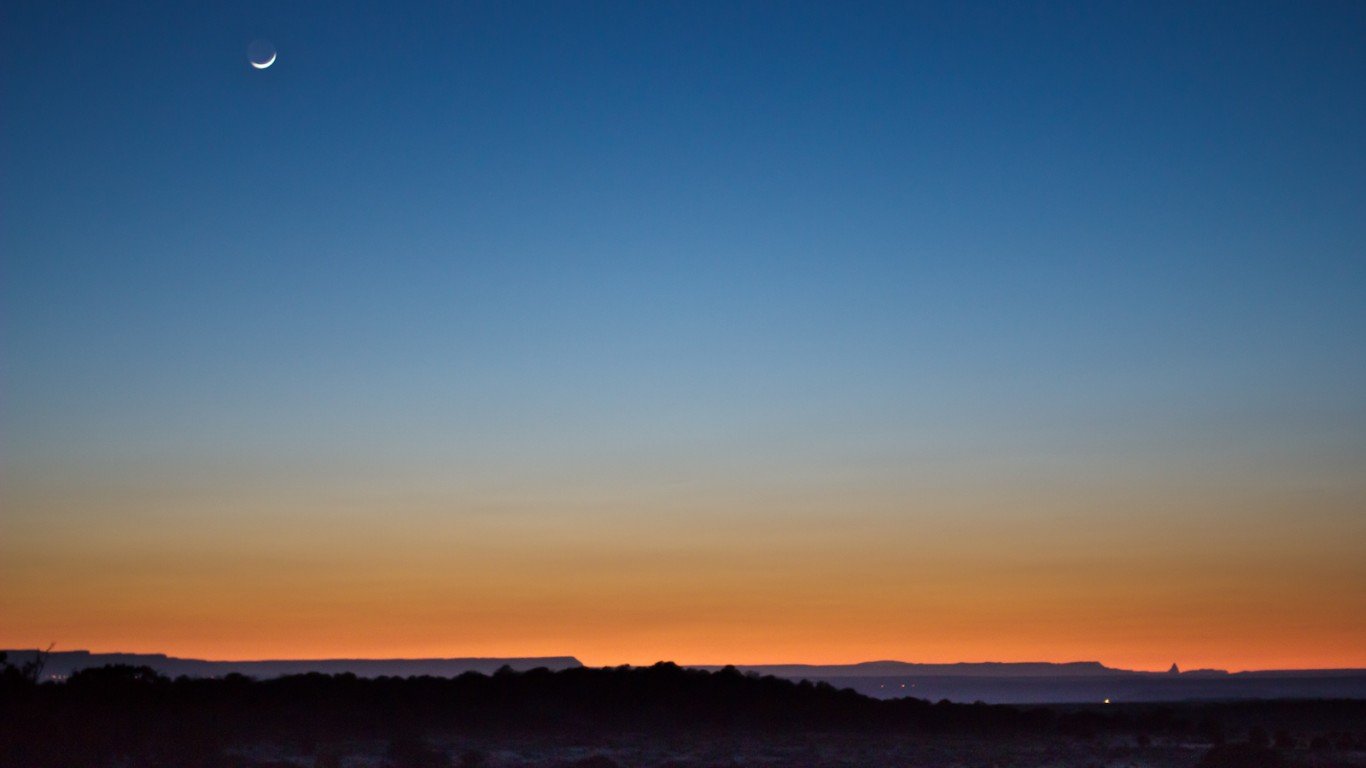 Navajoland at dusk by Dan Kunz