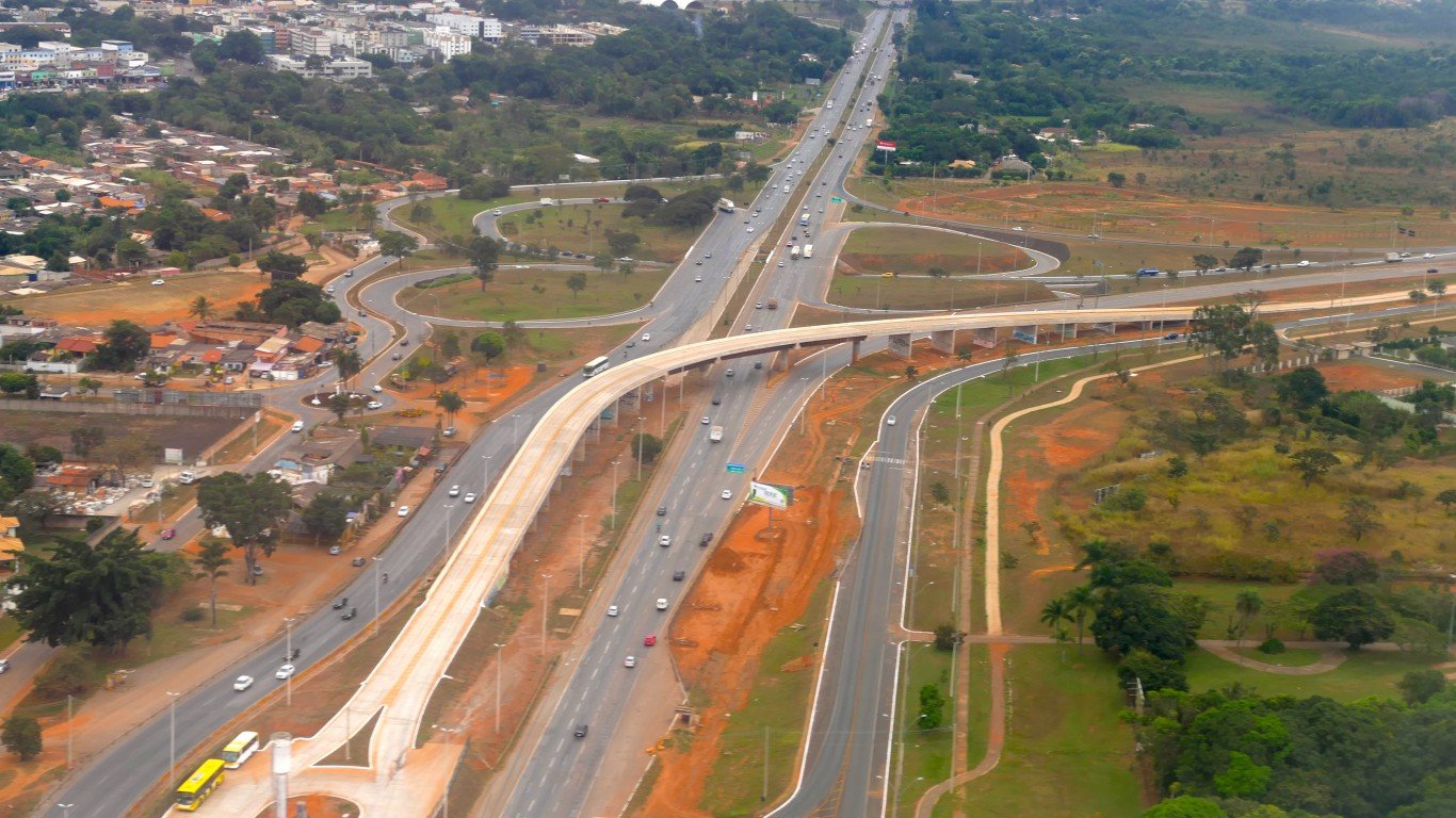 Brasilia's Highways before lan... by Bernard DUPONT