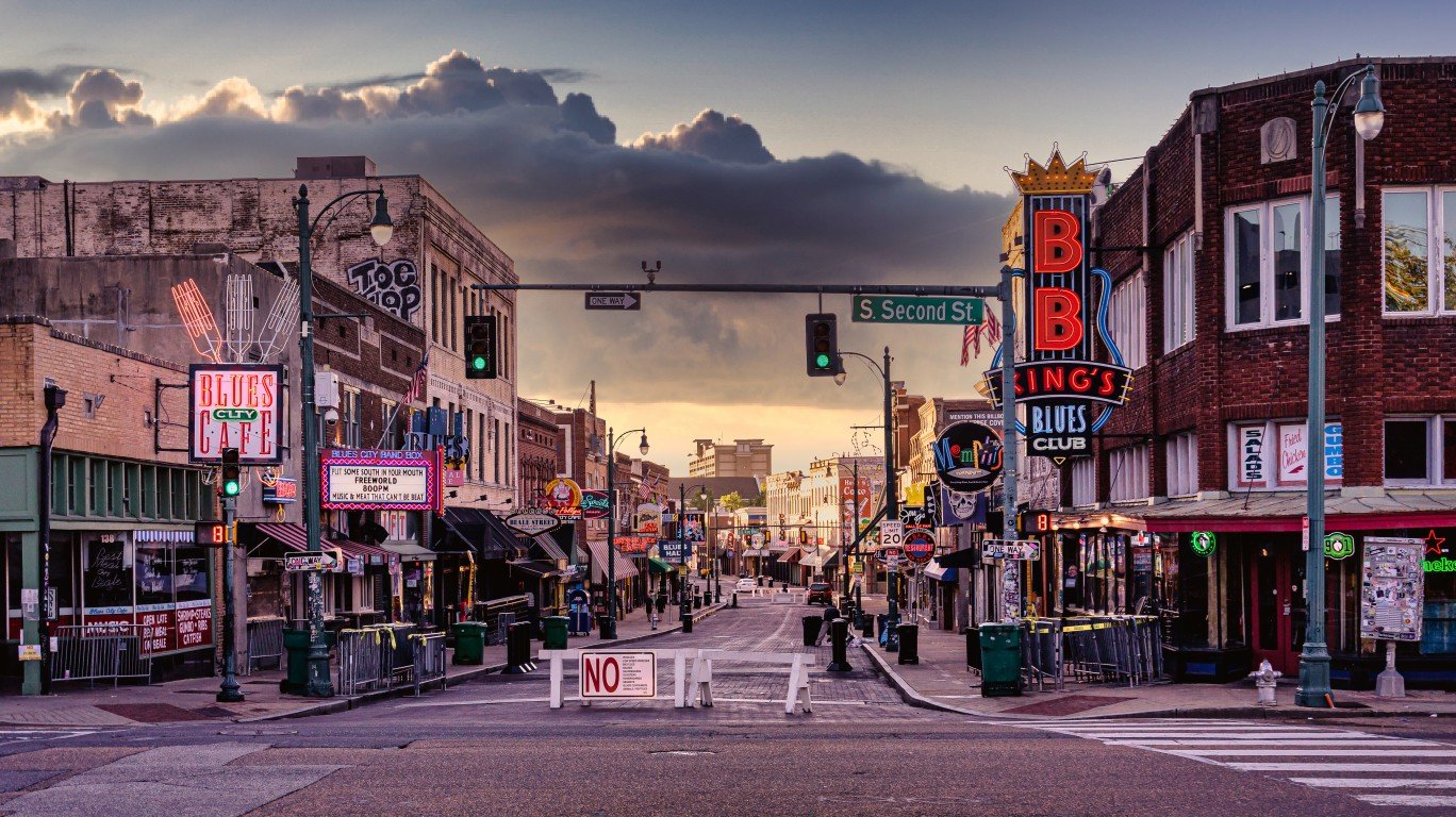 Beale Street Memphis Morning by Mobilus In Mobili