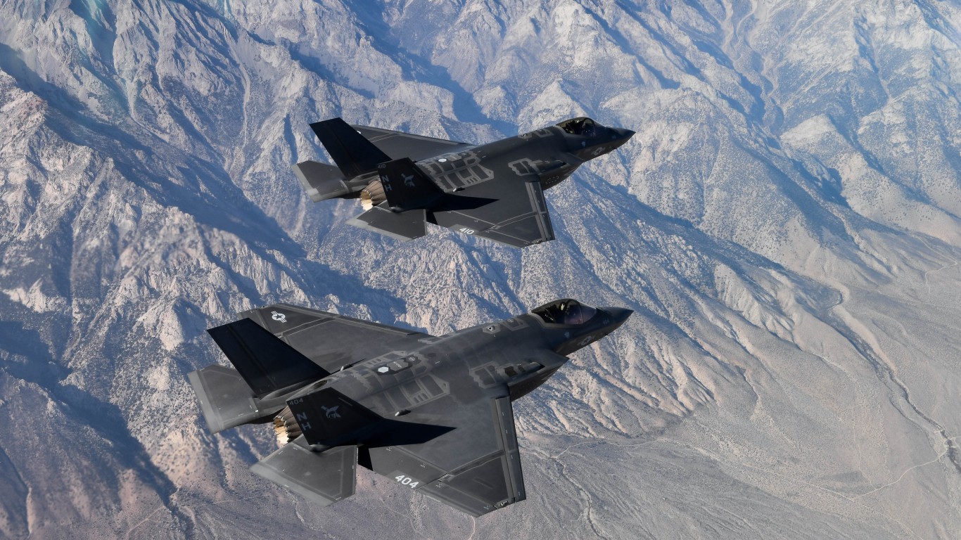 Two F-35C Lightning II aircraf... by Official U.S. Navy Page