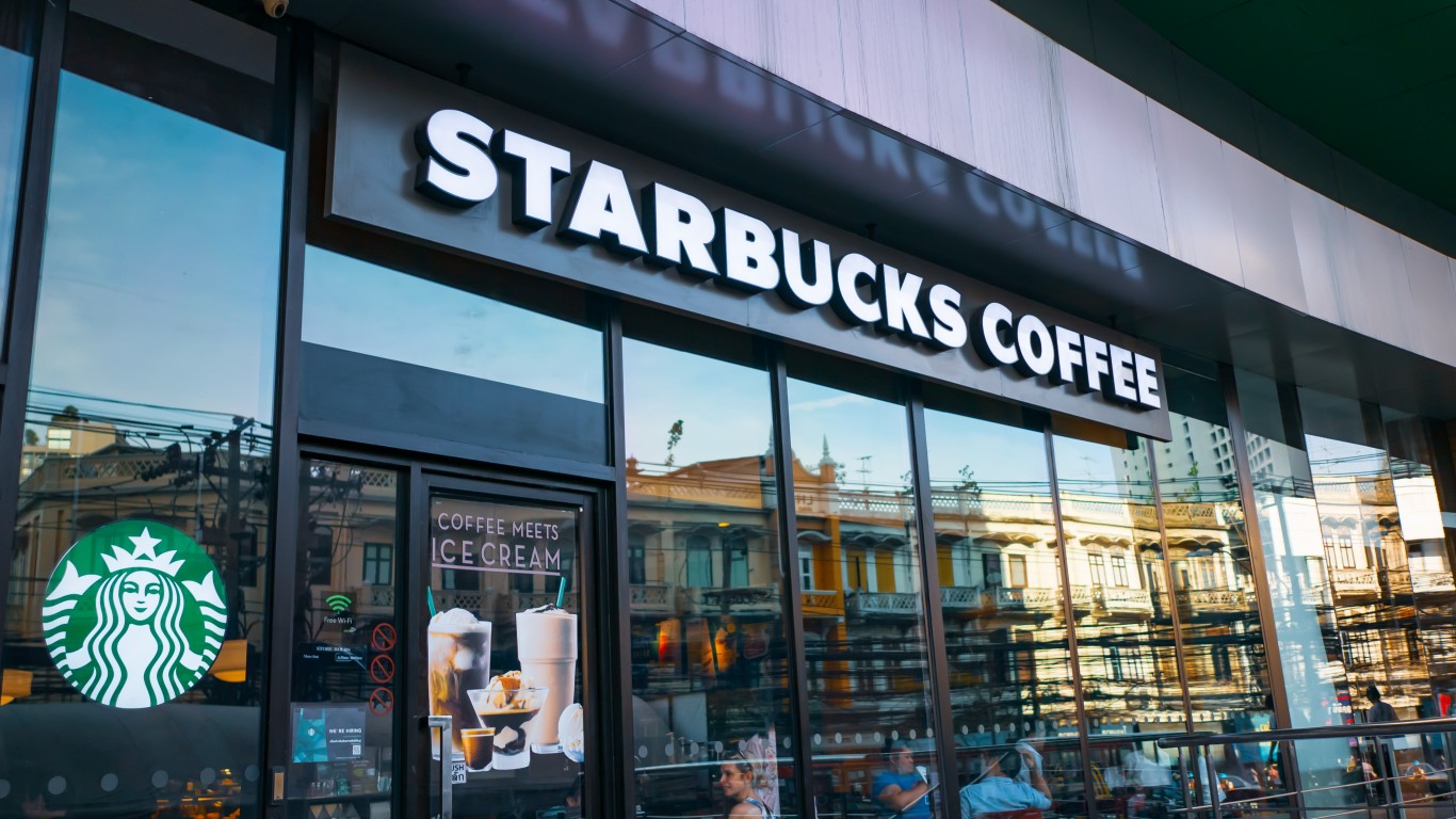 Starbucks storefront