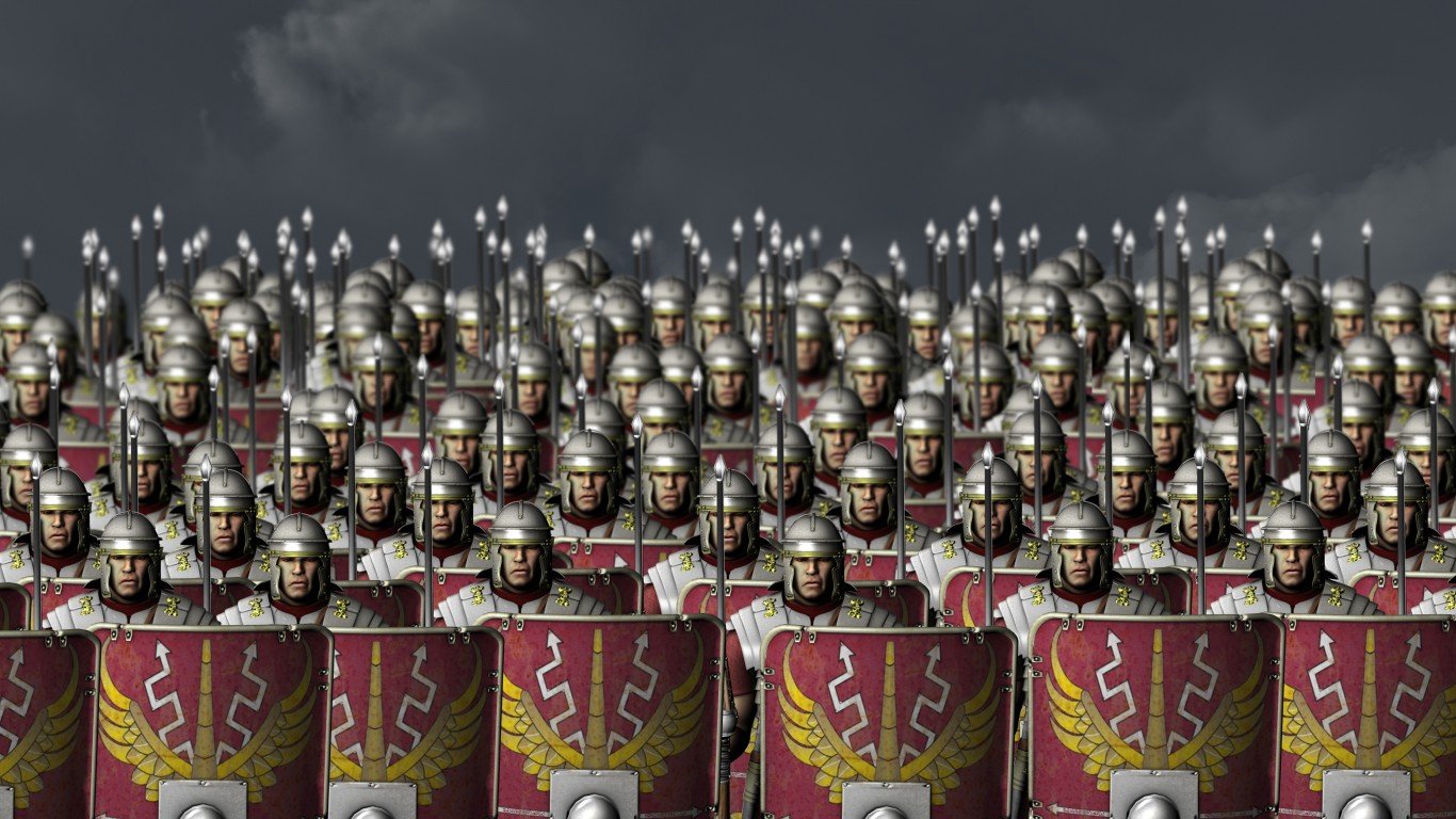 The World's Largest Armies From Antiquity to the Present