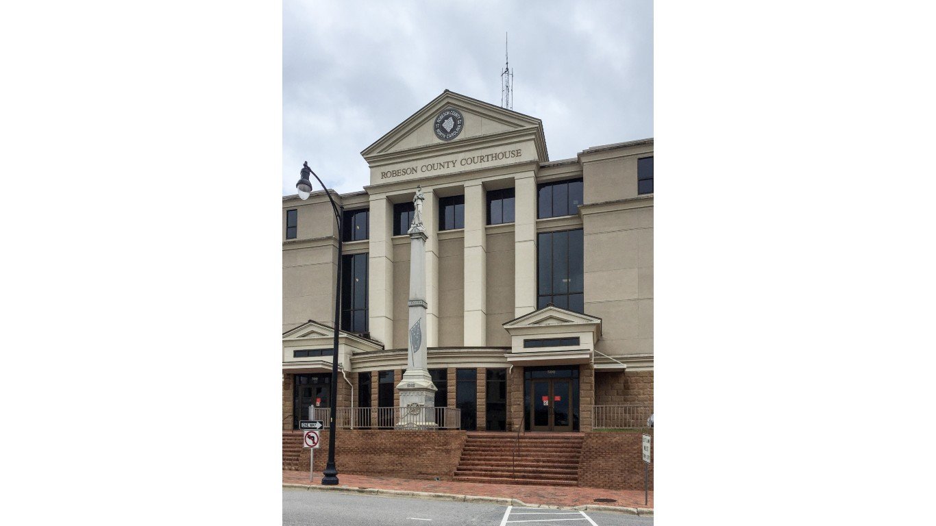 Robeson County Courthouse, Lumberton North Carolina by Kenneth C. Zirkel