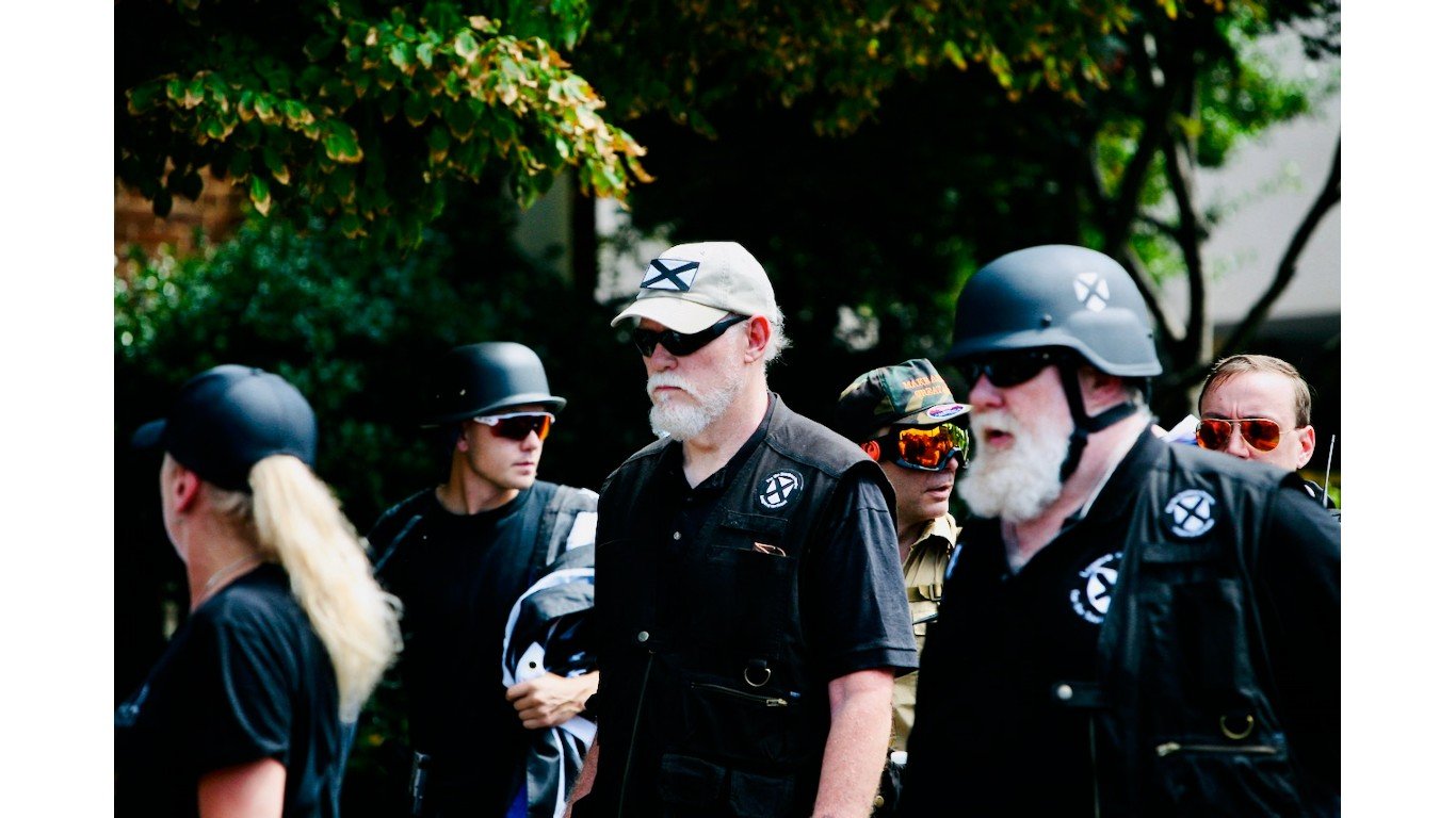MIchael Hill Ike Baker and Jeffrey Clark at Charlottesville rally 2017-full by Shawn Breen