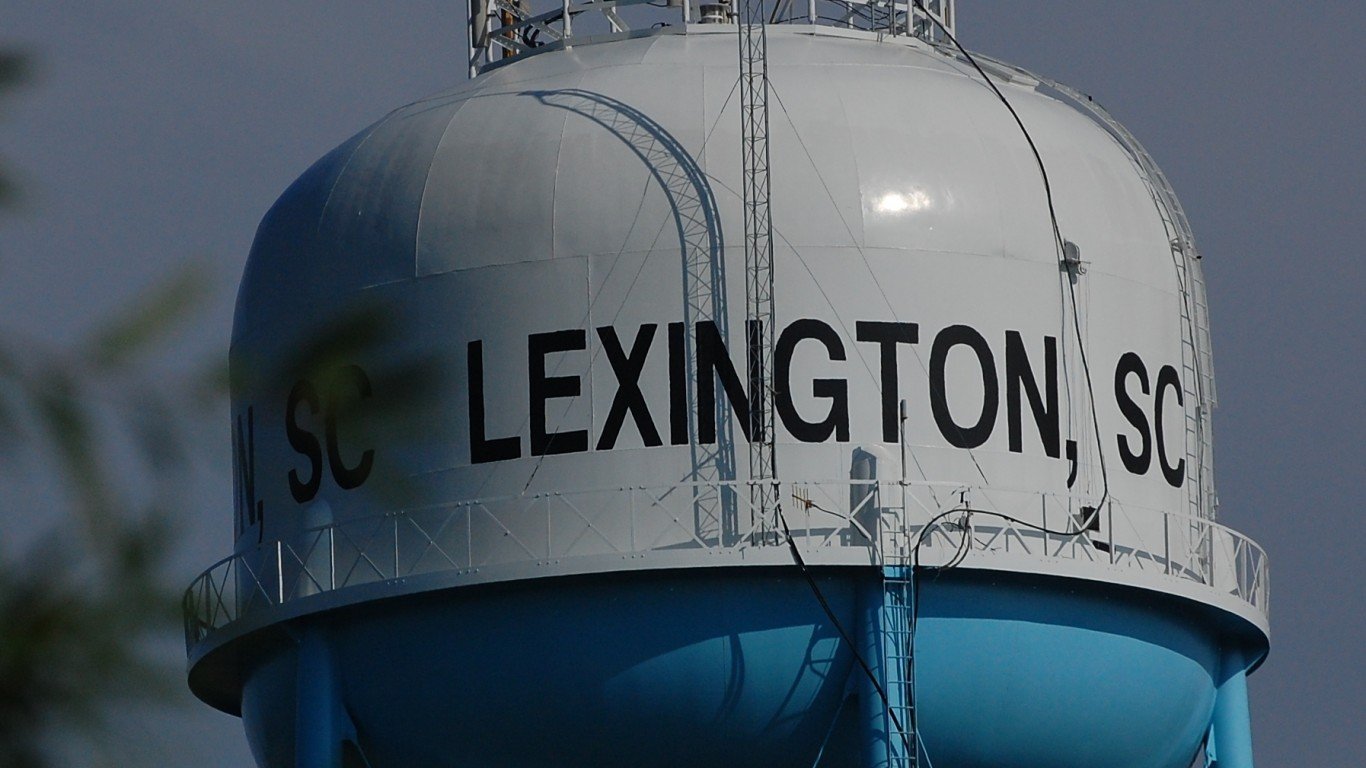 Lexington water tower by Donald Lee Pardue