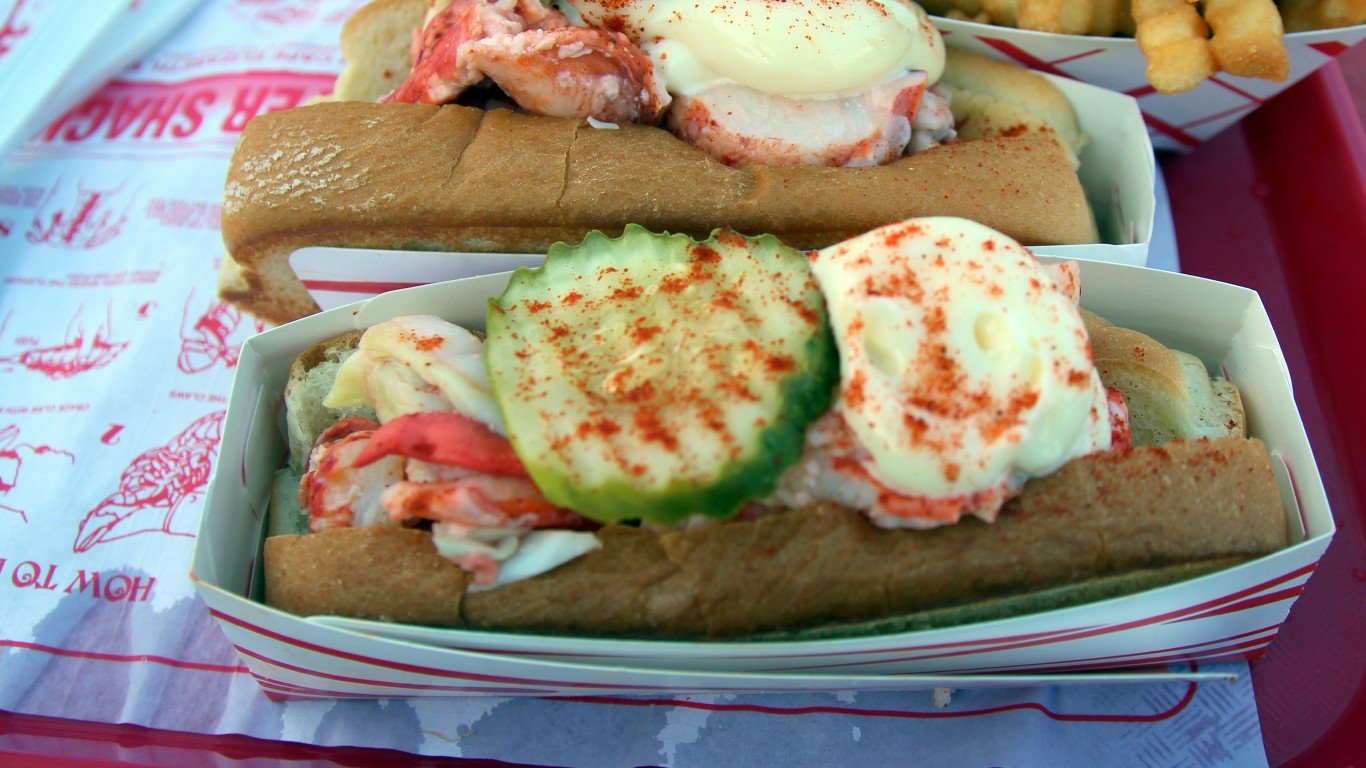 Super lobster roll from The Lo... by Bex Walton
