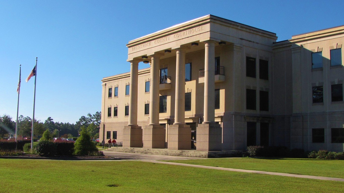 Brunswick County Courthouse by Gerry Dincher
