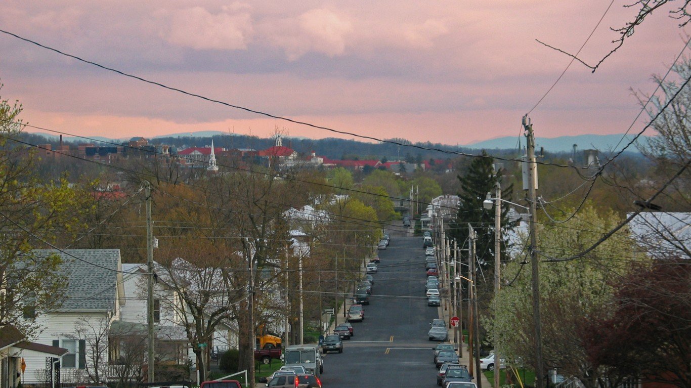 Harrisonburg from Collicello by Taber Andrew Bain
