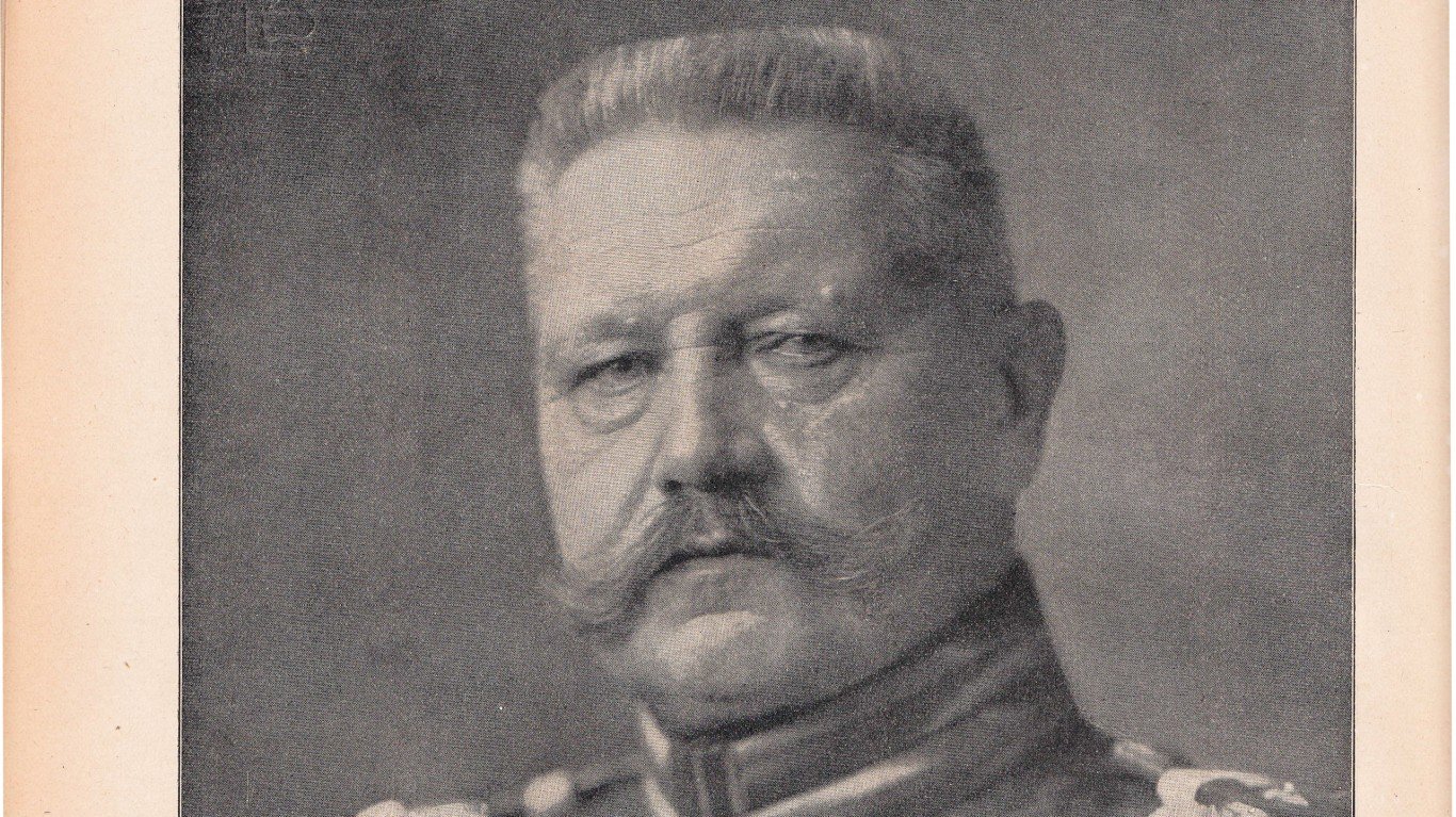 Paul von Hindenburg, commander... by Thomas Quine