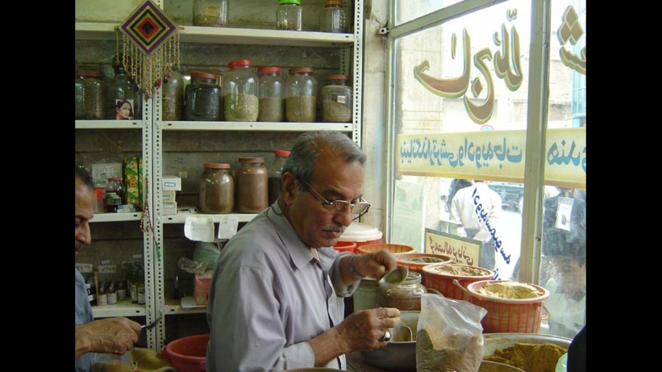 Spicery shop in Abadan port by Hamed Saber