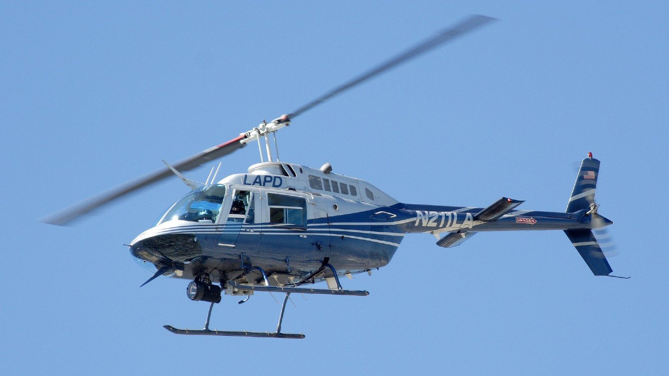 LAPD Bell 206 Jetranger by Mfield - Matthew Field