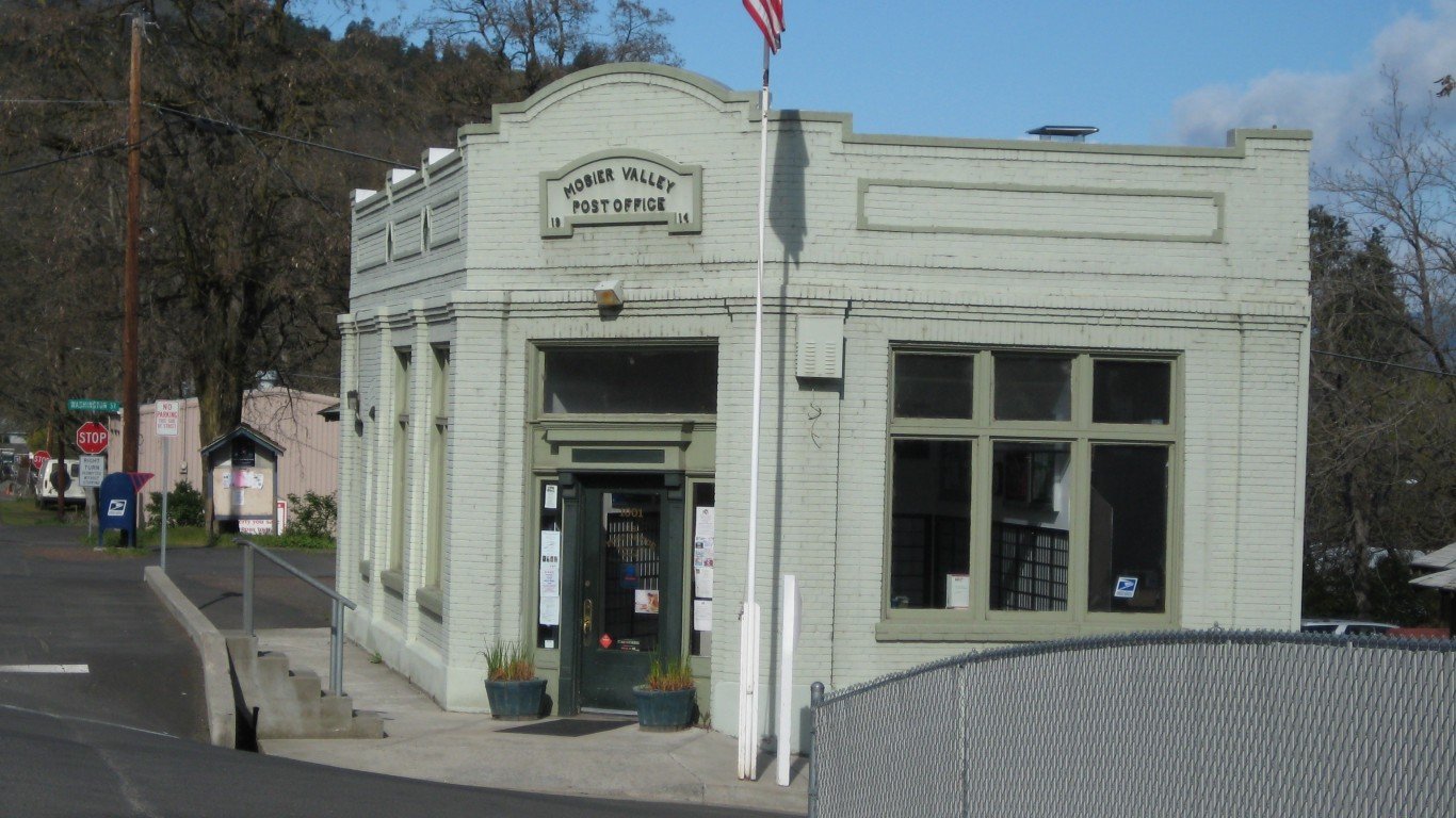 Mosier Oregon Post Office by JOHN LLOYD