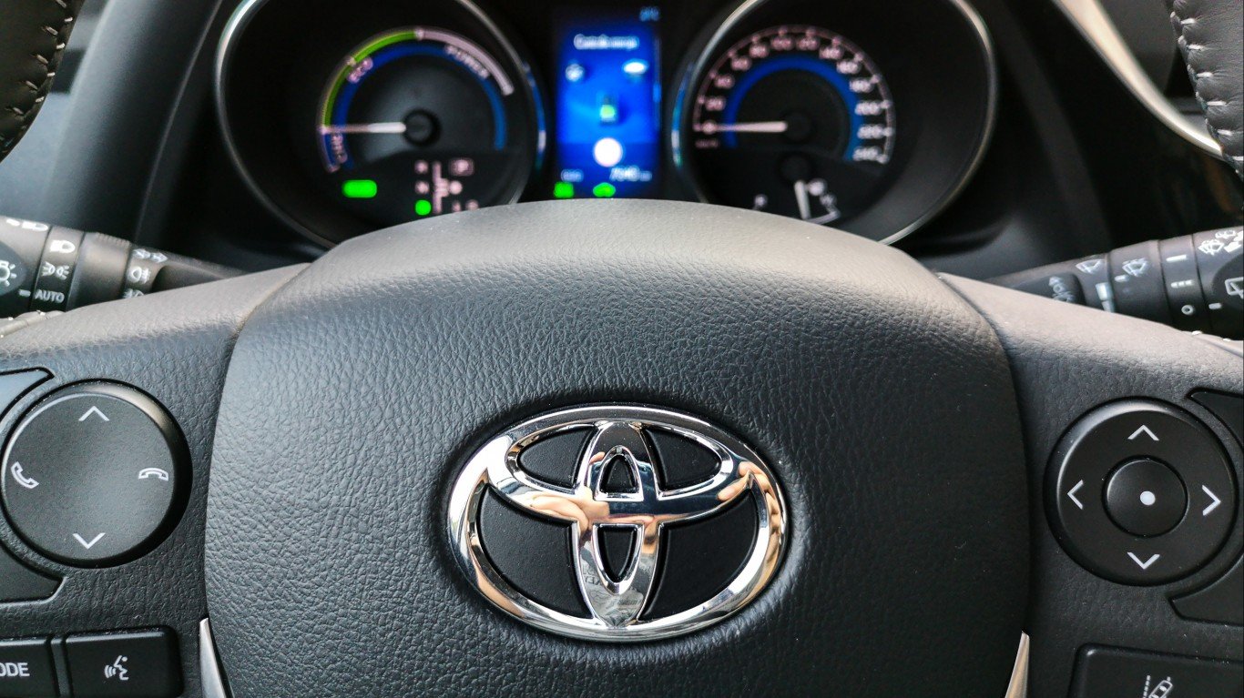 Toyota dashboard