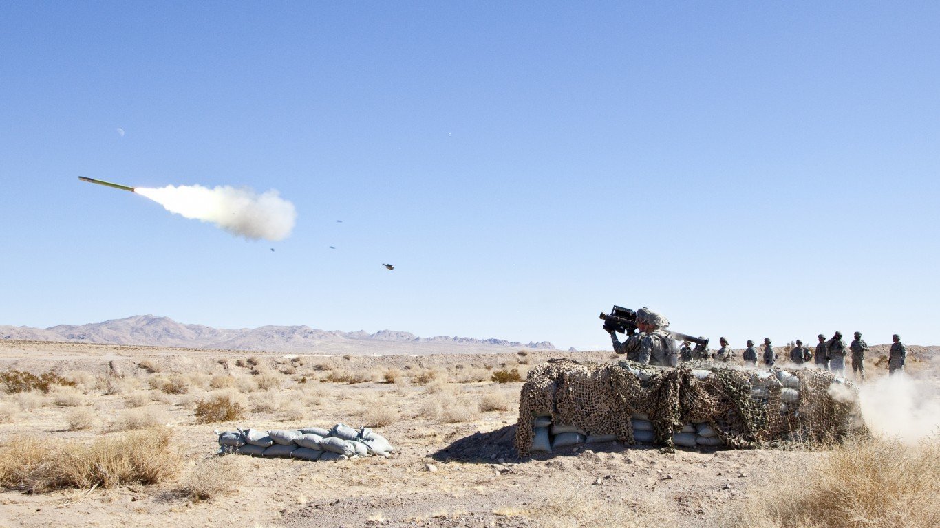 FIM-92 Stinger missile launch by @USArmy