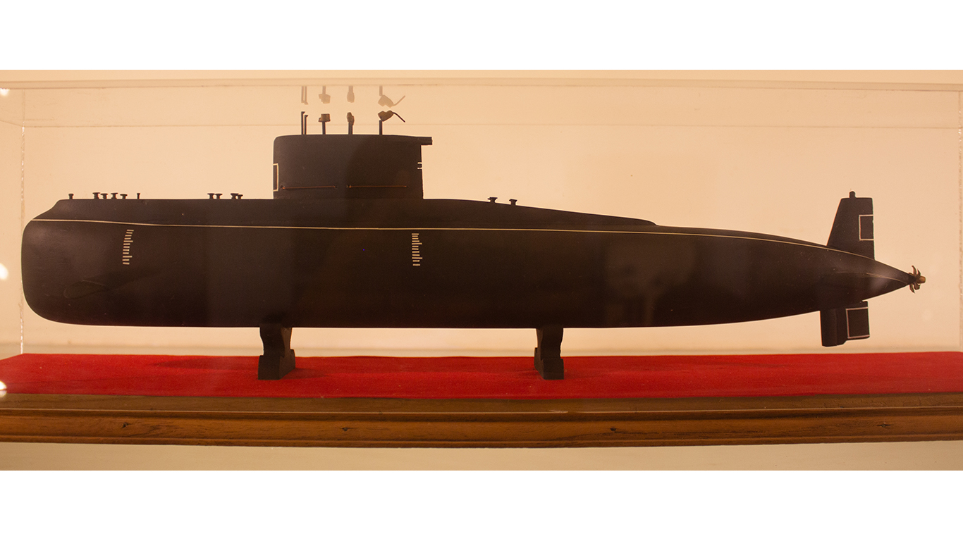 Model of Shishumar-class submarine by KCVelaga