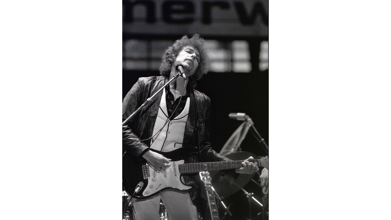 Bob Dylan 1978 by Chris Hakkens