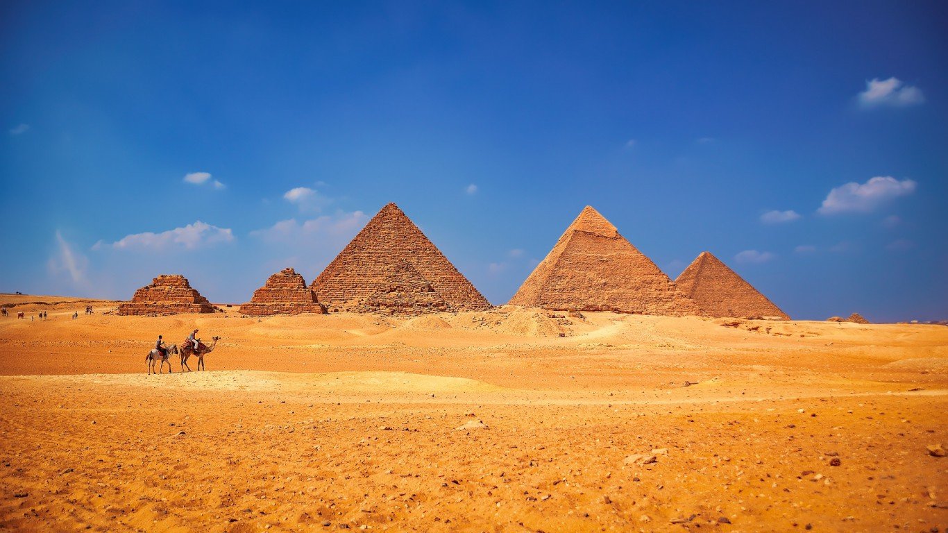 Giza Pyramids by Vincent Brown