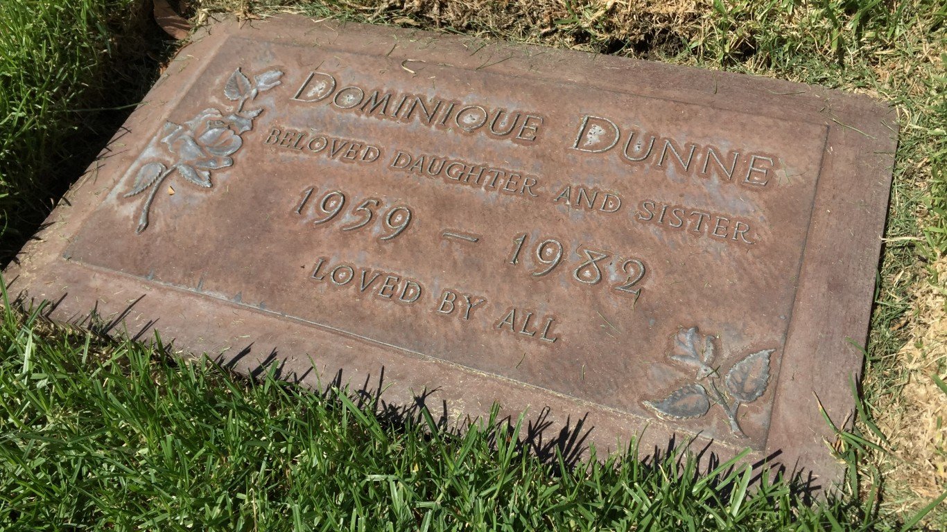 Dominique Dunne Grave by Ben Churchill