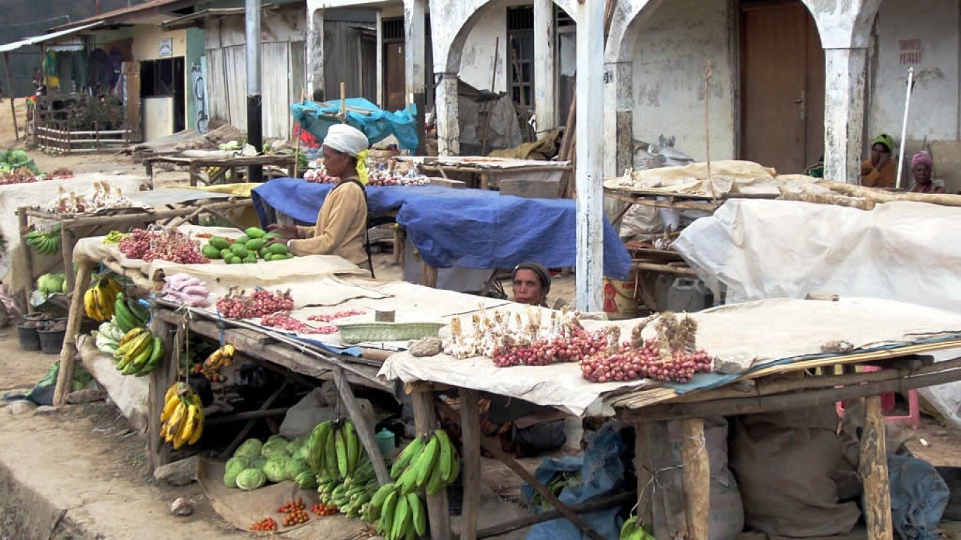 Market in Maubisse by David Stanley