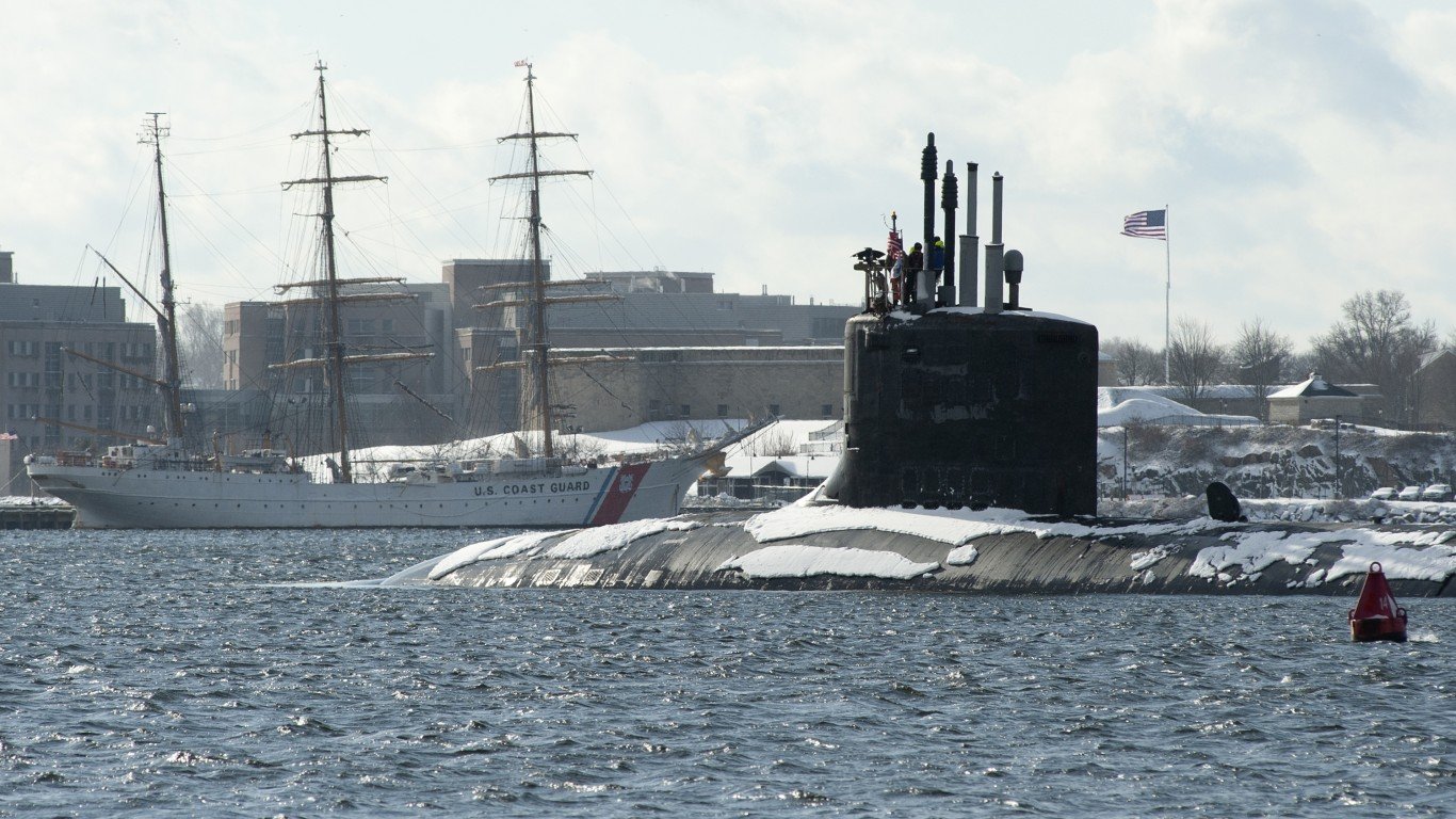 USS Indiana (SSN 789) departs ... by Official U.S. Navy Page