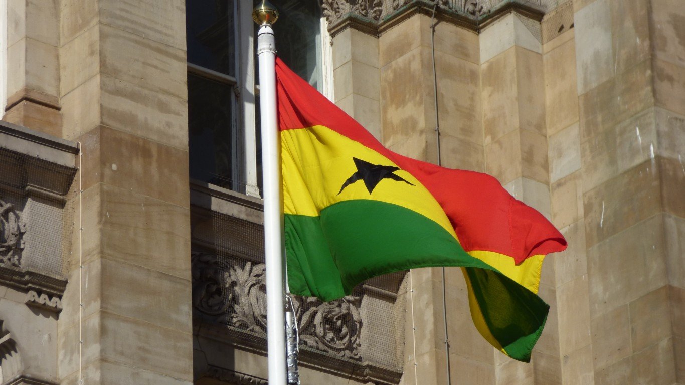 Ghana flag - Birmingham Counci... by Elliott Brown