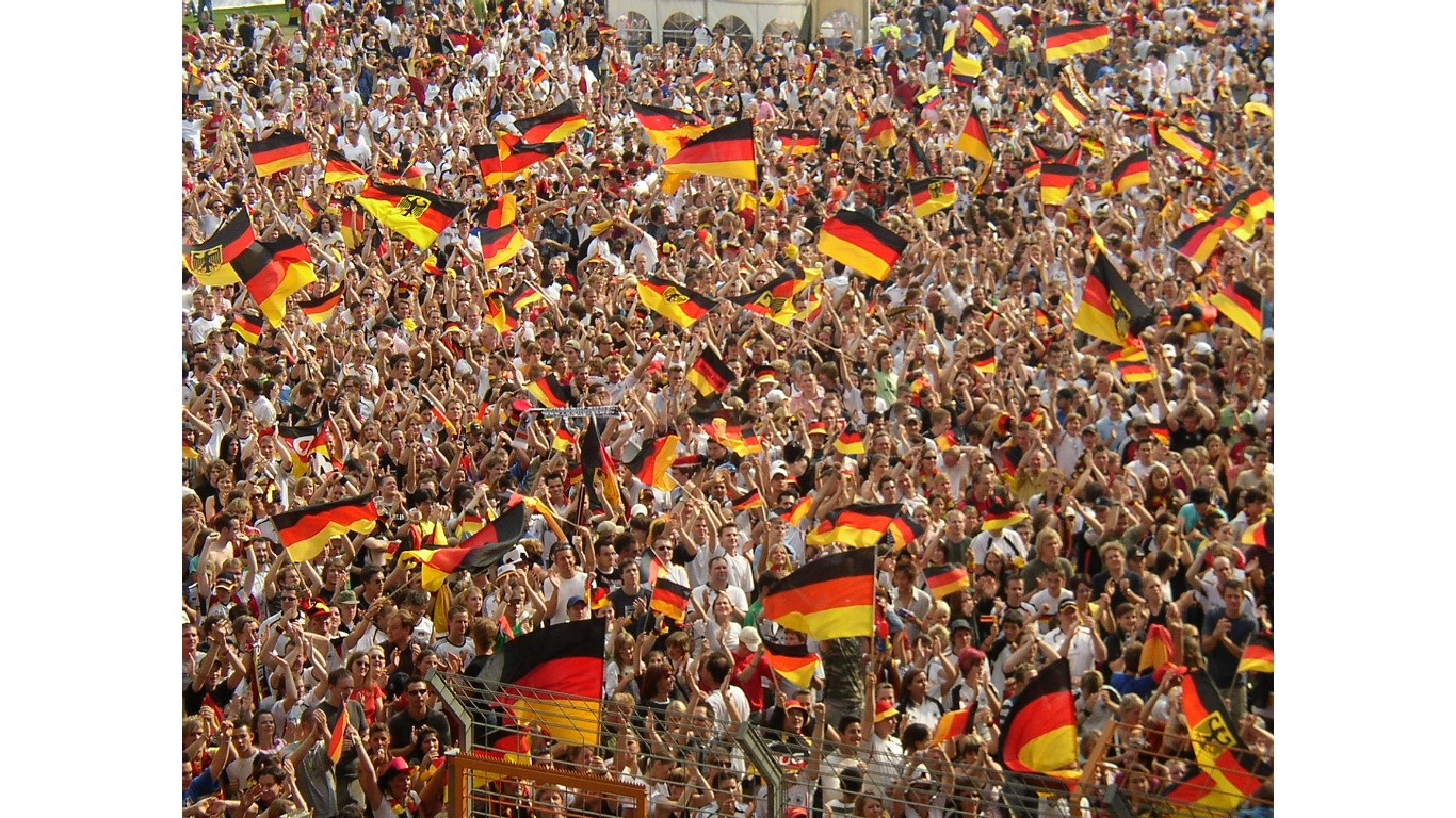 World Cup 2006 German fans at Bochum by Arne Mu00fcseler