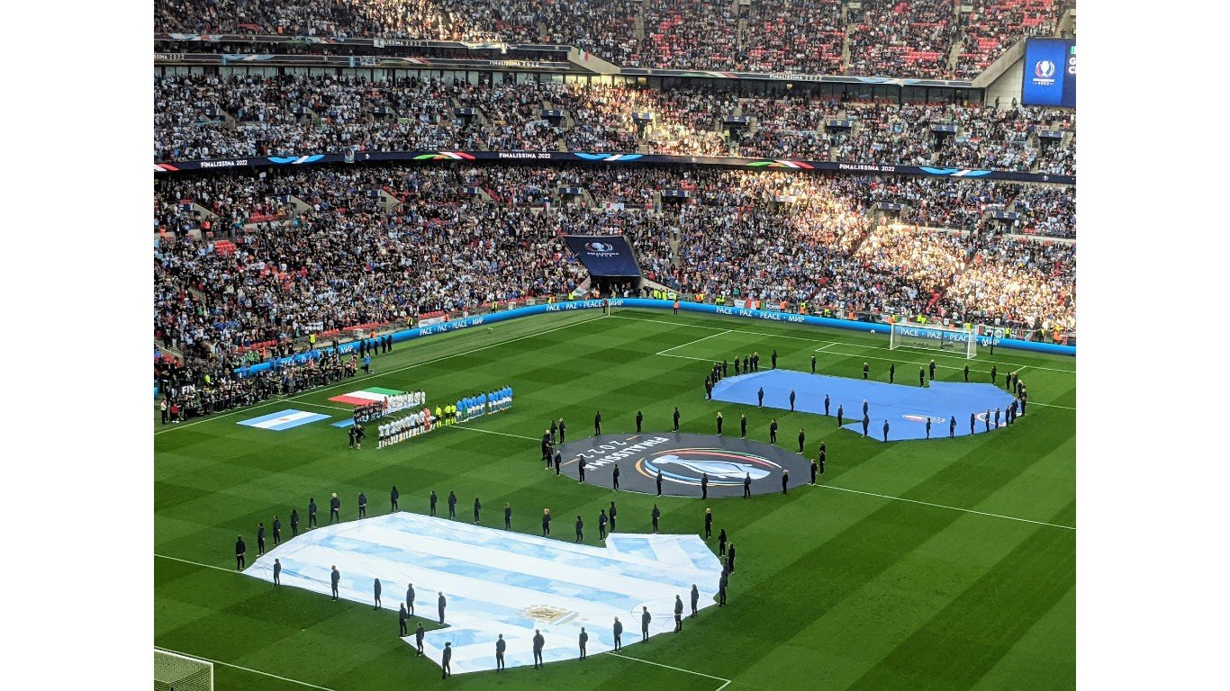 Argentina vs. Italy at Wembley Stadium (2022) by FromMorningToMidnight