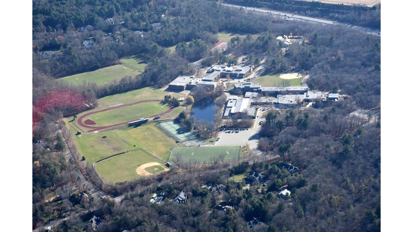 Weston High School aerial by Nick Allen