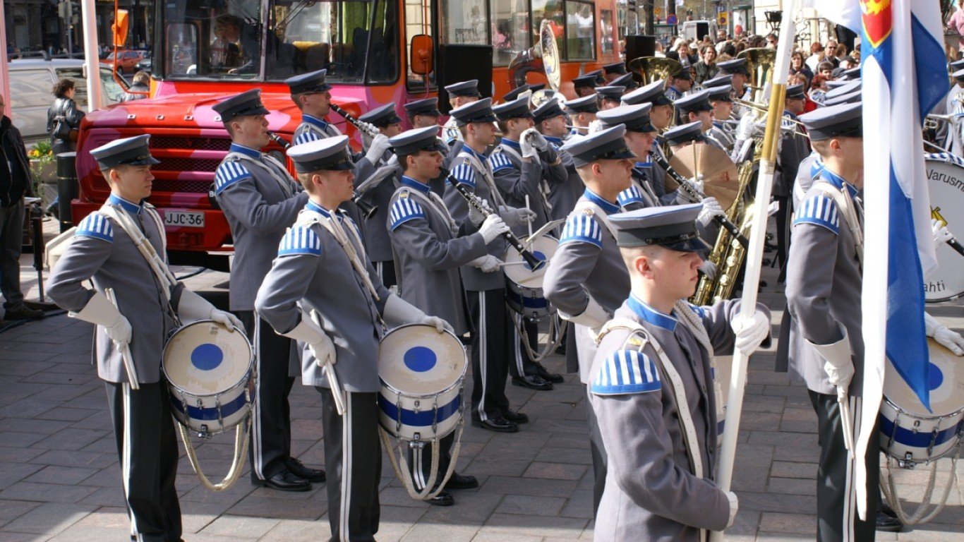 Finnish military band by Lauri Rantala