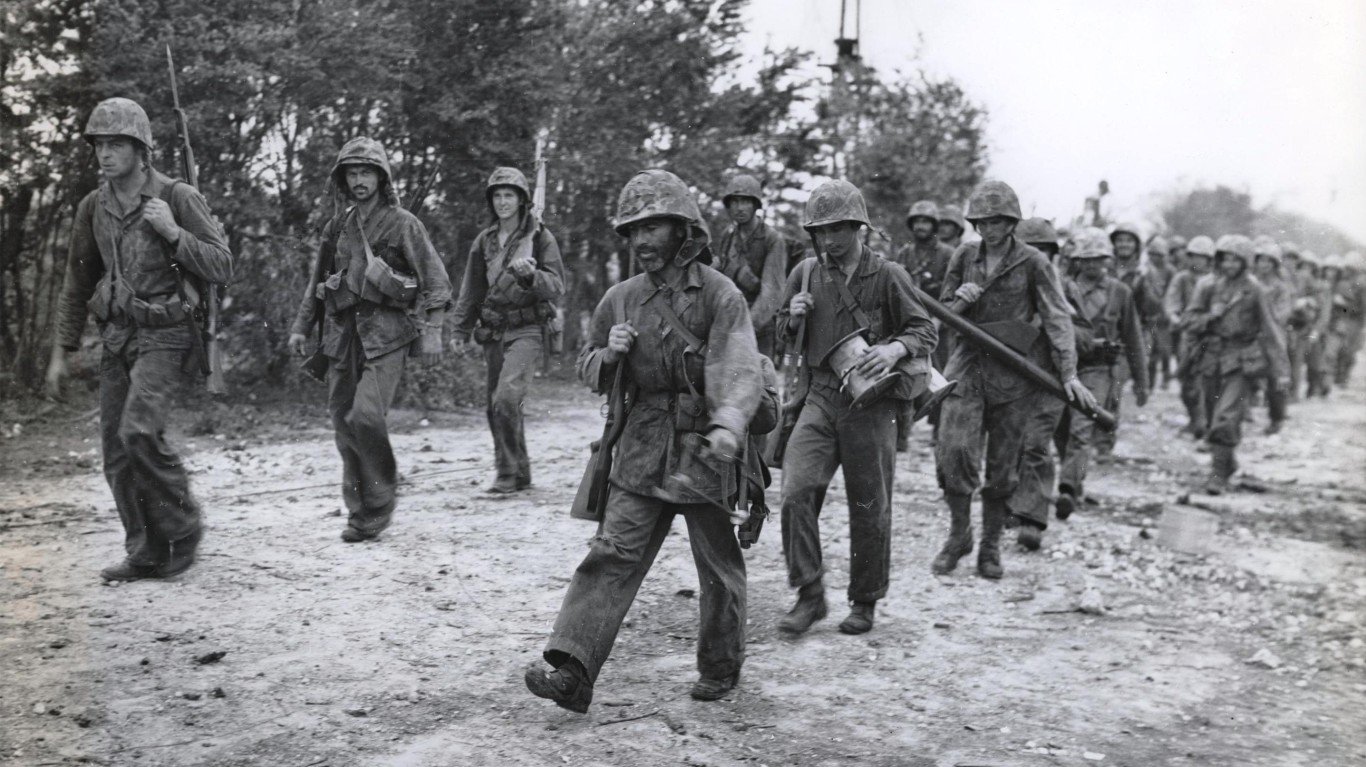 Returning from the Front Lines... by USMC Archives