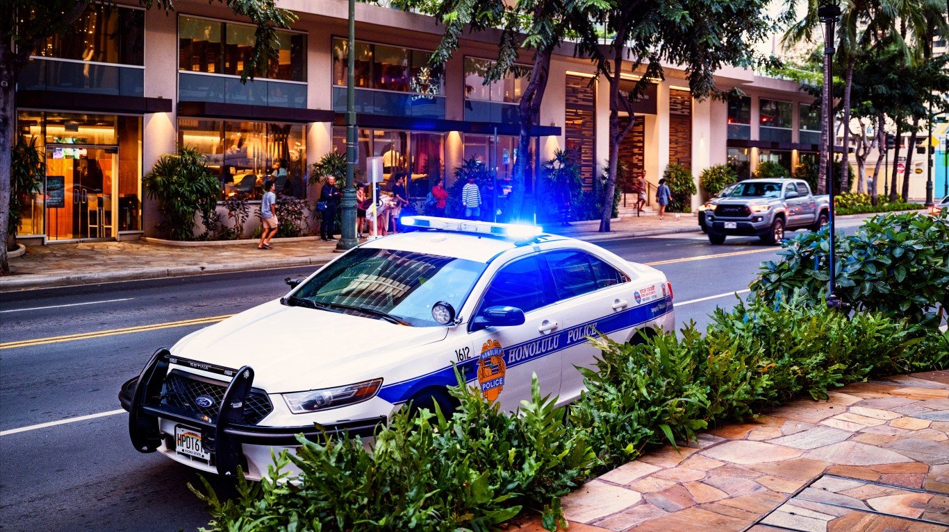 Honolulu Police Squad Car with... by Tony Webster